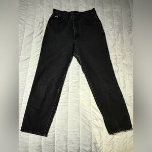 Vintage 90s Chic Black Cropped Jeans